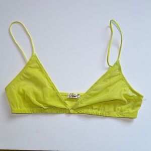 Intimately by Free People Lime Green Women's Bralette size medium